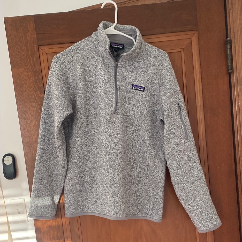 Patagonia Gray Quarter-Zip Pullover